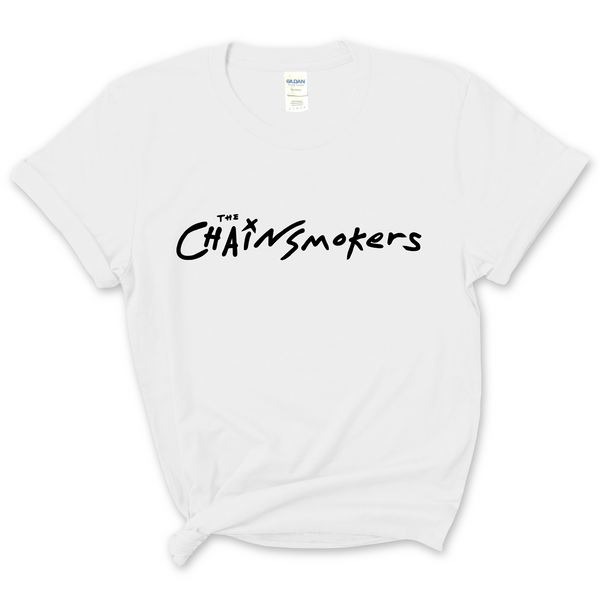 【日本未発売】The Chainsmokers 白Tシャツ The Chainsmokers T-Shirt – Trainwreck