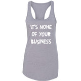 Harry Styles "Kiwi // It's None of Your Business" Racerback Tank Top