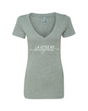 Ariana Grande "A Little Bit Dangerous" 2 V-Neck T-Shirt