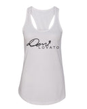 Demi Lovato "Autograph Logo" Racerback Tank Top