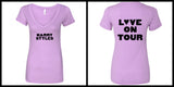 Harry Styles "Harry Styles / Love on Tour BACK" V-Neck T-Shirt