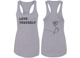 BTS "Love Yourself / Flower BACK" Racerback Tank Top