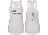 BTS "Love Yourself / Flower BACK" Racerback Tank Top