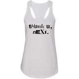 Ariana Grande "Thank U, Next." Racerback Tank Top