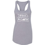 Ariana Grande "Thank U, Next" Tape Racerback Tank Top