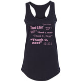 Ariana Grande "Thank U, Next" Racerback Tank Top