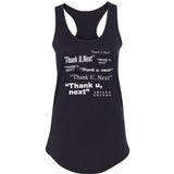 Ariana Grande "Thank U, Next" Racerback Tank Top