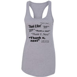 Ariana Grande "Thank U, Next" Racerback Tank Top