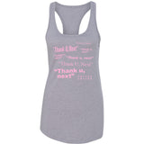 Ariana Grande "Thank U, Next" Racerback Tank Top