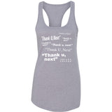 Ariana Grande "Thank U, Next" Racerback Tank Top