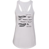 Ariana Grande "Thank U, Next" Racerback Tank Top