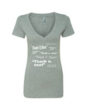 Ariana Grande "Thank U, Next" V-Neck T-Shirt