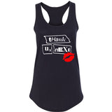 Ariana Grande "Thank U, Next" Tape & Lips Racerback Tank Top
