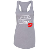 Ariana Grande "Thank U, Next" Tape & Lips Racerback Tank Top