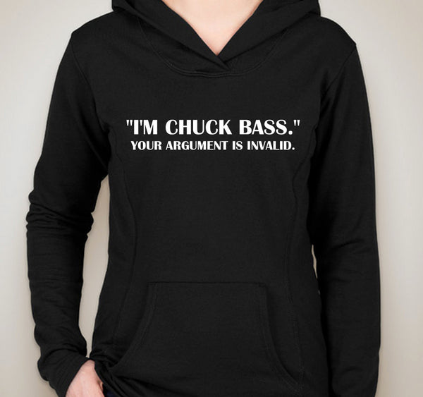 Gossip Girl I'm Chuck Bass. Your Argument is Invalid. Unisex Adult Hoodie  Sweatshirt
