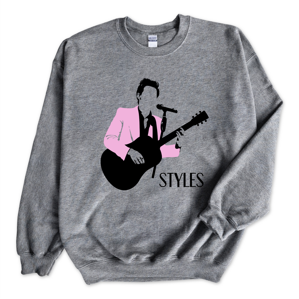 Styles Pink Jacket Crewneck Sweatshirt