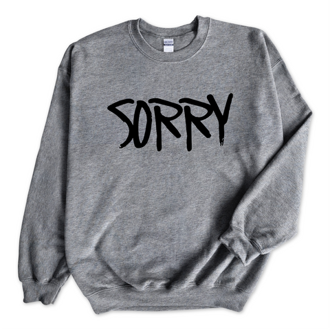 Justmoji // Sorry Crewneck Sweatshirt