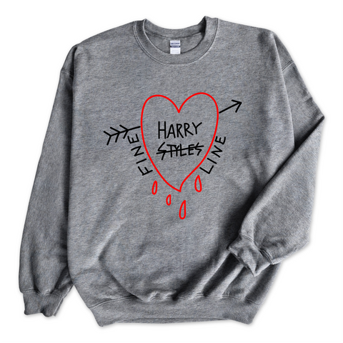 Harry Styles Fine Line Dripping Heart Crewneck Sweatshirt