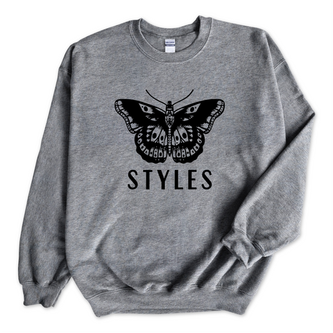 Styles Butterfly Tattoo Crewneck Sweatshirt