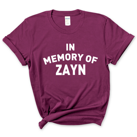 In Memory of Zayn T-Shirt