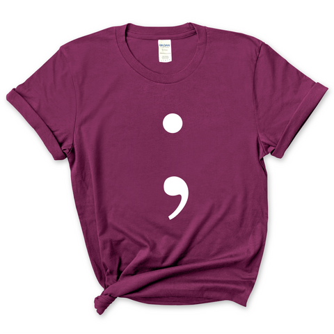 Semicolon ; T-Shirt