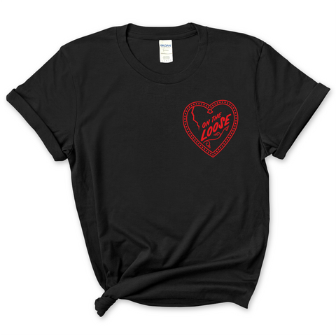 On The Loose Heart T-Shirt