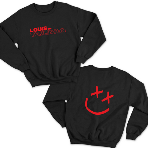 Louis_Tomlinson // Happy Face Crewneck Sweatshirt