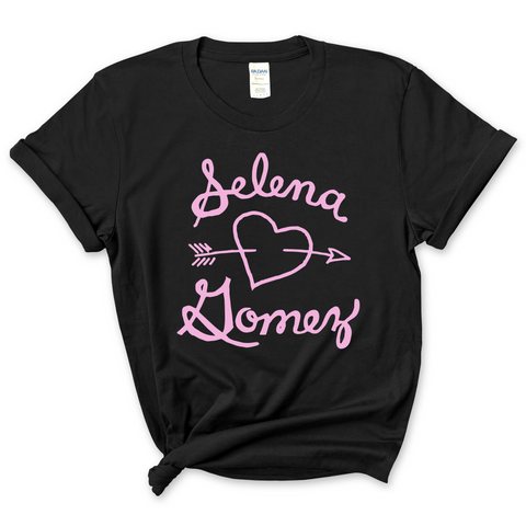 Selena Gomez Heart Logo T-Shirt