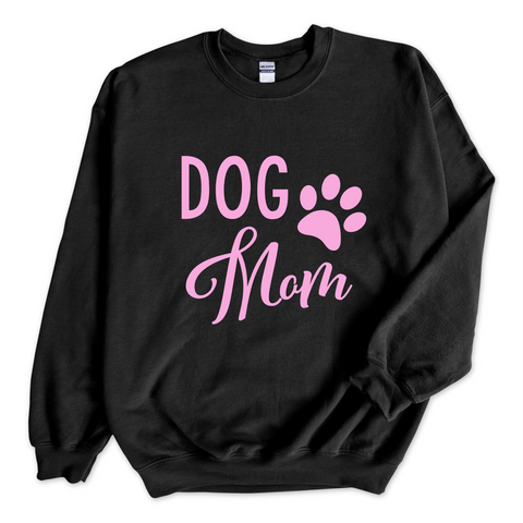 Dog Mom Crewneck Sweatshirt