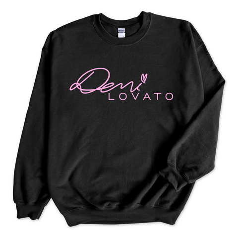 Demi Lovato Autograph Crewneck Sweatshirt