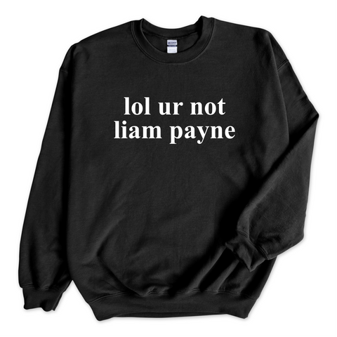 lol ur not liam payne Crewneck Sweatshirt