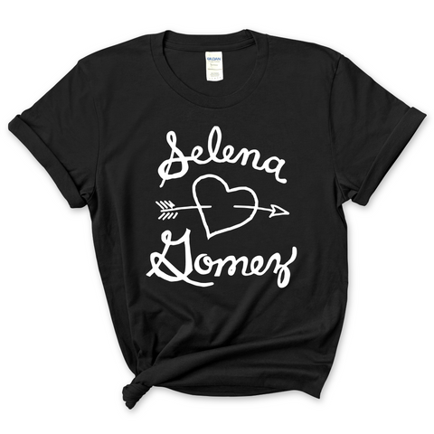 Selena Gomez Heart Logo T-Shirt