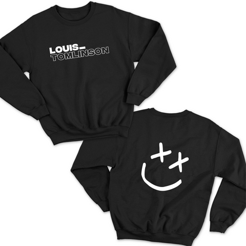 Louis_Tomlinson // Happy Face Crewneck Sweatshirt