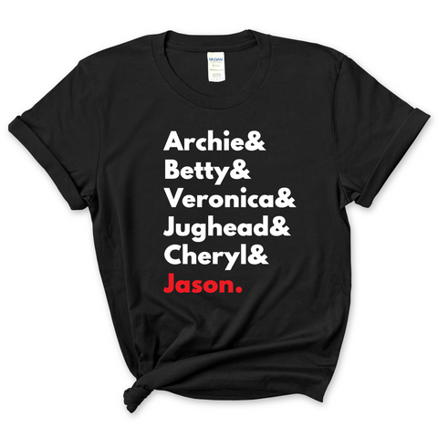 Riverdale // Archie, Betty, Veronica, Jughead, Cheryl, & Jason T-Shirt