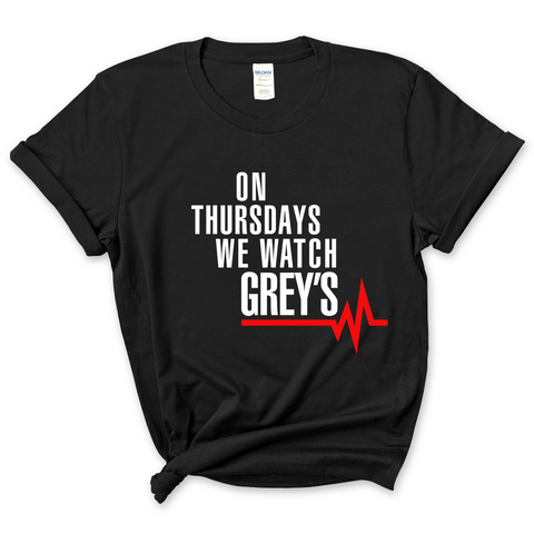 On Thursdays We Watch Grey's T-Shirt