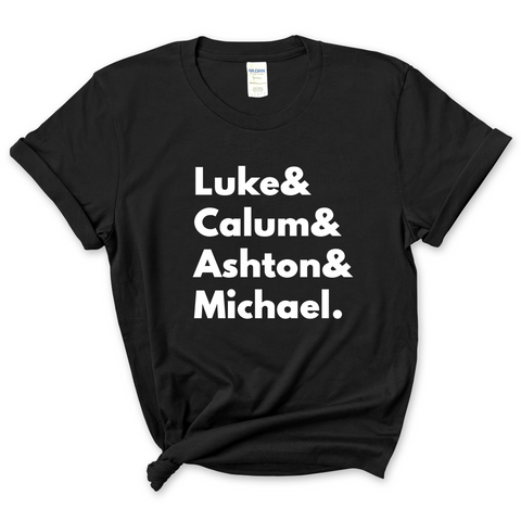 5SOS // Luke & Calum & Ashton & Michael T-Shirt