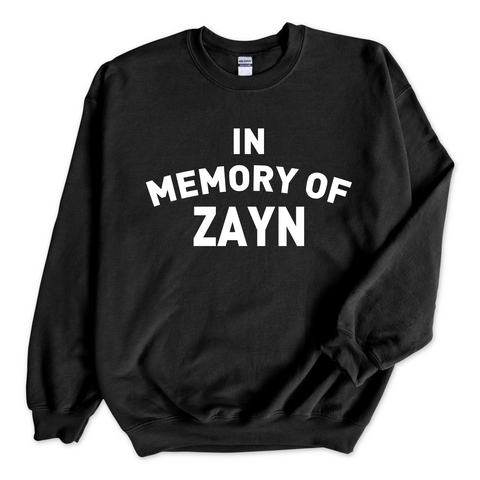 In Memory of Zayn Crewneck Sweatshirt