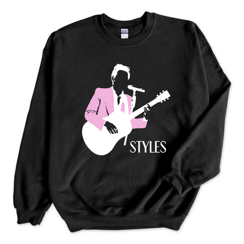 Styles Pink Jacket Crewneck Sweatshirt