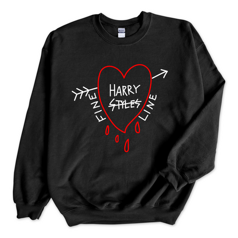 Harry Styles Fine Line Dripping Heart Crewneck Sweatshirt