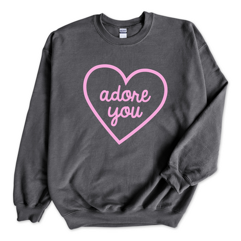 Adore You Heart Crewneck Sweatshirt