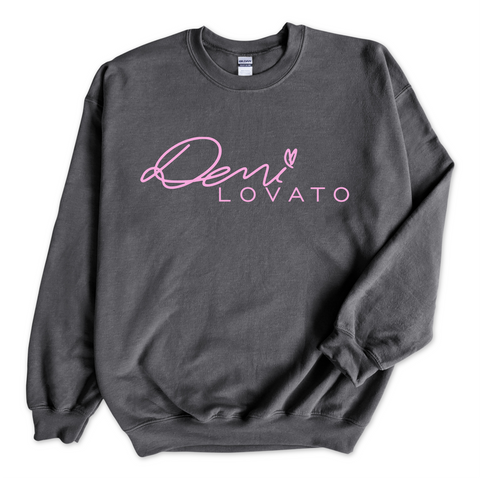 Demi Lovato Autograph Crewneck Sweatshirt