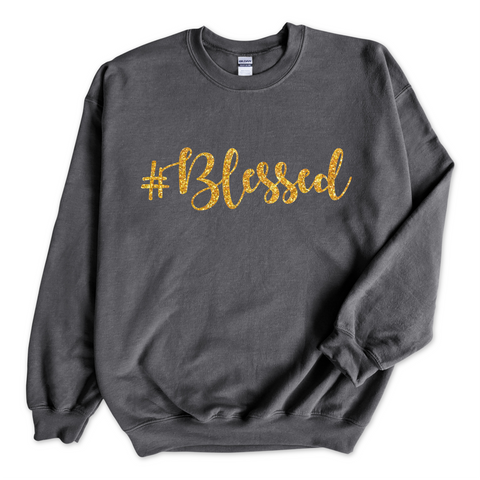 #Blessed Crewneck Sweatshirt