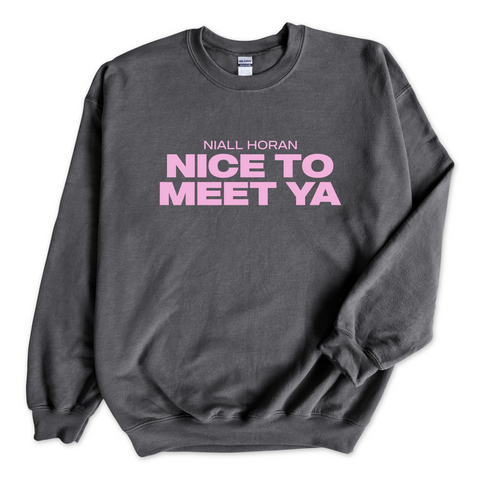 Niall Horan // Nice To Meet Ya Crewneck Sweatshirt