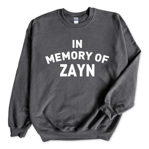 In Memory of Zayn Crewneck Sweatshirt