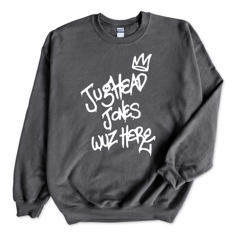 Jughead Jones Wuz Here Crewneck Sweatshirt Trainwreck