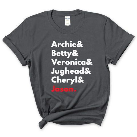 Riverdale // Archie, Betty, Veronica, Jughead, Cheryl, & Jason T-Shirt