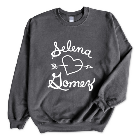 Selena Gomez Heart Logo Crewneck Sweatshirt