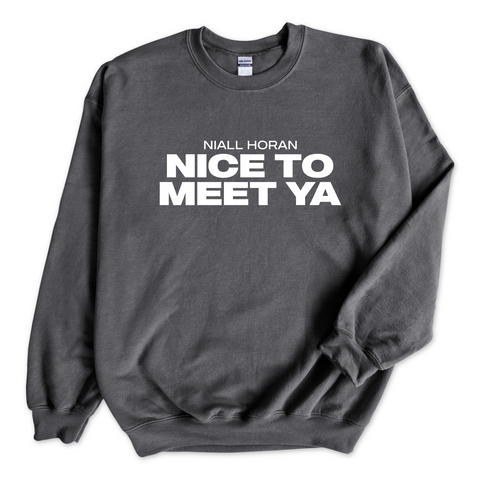 Niall Horan // Nice To Meet Ya Crewneck Sweatshirt