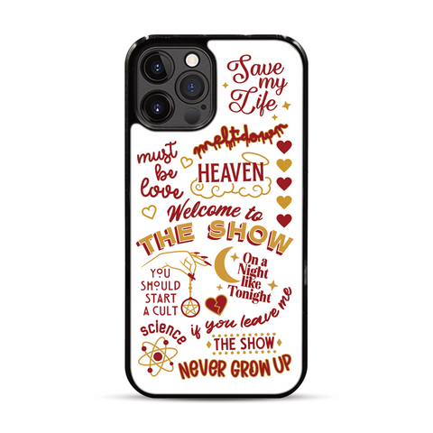 Niall Horan The Show Retro Tracklist iPhone Case