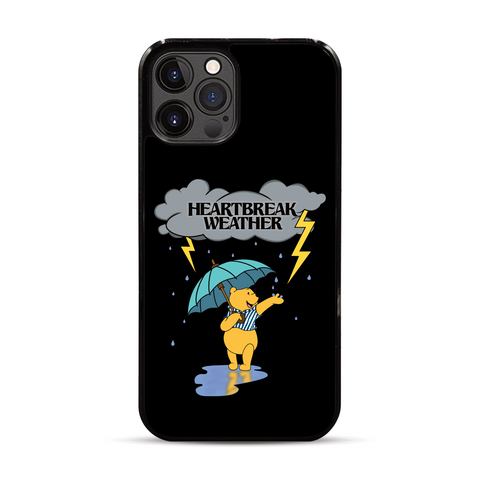 Winnie the Pooh Heartbreak Weather iPhone Case